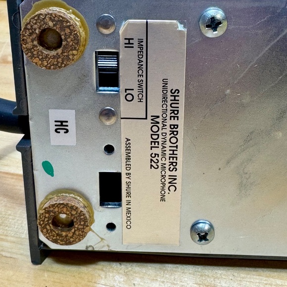 NEW Shure 522 Dynamic Announcers Desktop Microphone   Brand: Shure Model: Dynami - Picture 9 of 11